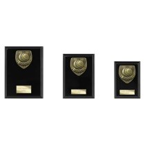 Cobra Plaque Lawn Bowls Trophy | Black | 175mm