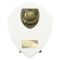 Cobra Shield Lawn Bowls Trophy | White | 175mm