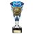 Cobra Star Lawn Bowls Trophy | Blue & Silver | 210mm - TB24203A