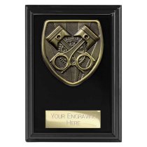 Cobra Plaque Motorsport Piston Trophy | Black | 125mm
