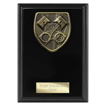 Cobra Plaque Motorsport Piston Trophy | Black | 150mm