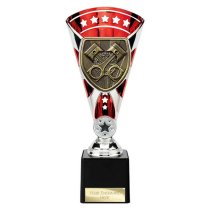 Cobra Star Motorsport Piston Trophy | Red & Silver | 230mm