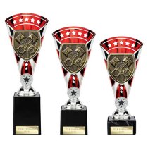 Cobra Star Motorsport Piston Trophy | Red & Silver | 255mm