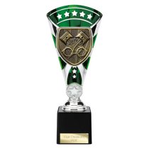 Cobra Star Motorsport Piston Trophy | Green & Silver | 230mm