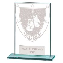 Millennium Boxing Glass Trophy | 80mm