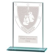 Millennium Boxing Glass Trophy | 125mm