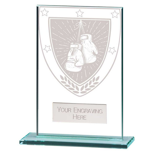 Millennium Boxing Glass Trophy | 125mm