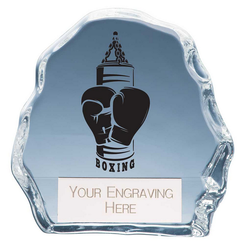 Mystique Boxing Glass Trophy | 75mm