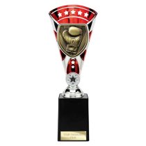 Cobra Star Boxing Trophy | Red & Silver | 255mm
