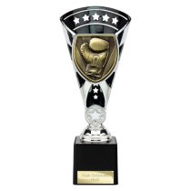 Cobra Star Boxing Trophy | Black & Silver | 230mm
