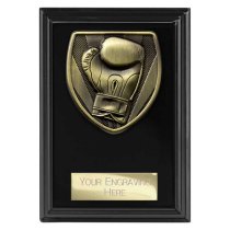 Cobra Plaque Boxing Trophy | Black | 125mm