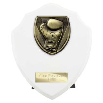 Cobra Shield Boxing Trophy | White | 150mm