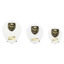 Cobra Shield Boxing Trophy | White | 175mm