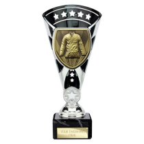 Cobra Star Martial Arts Trophy | Black & Silver | 210mm