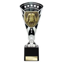 Cobra Star Martial Arts Trophy | Black & Silver | 230mm