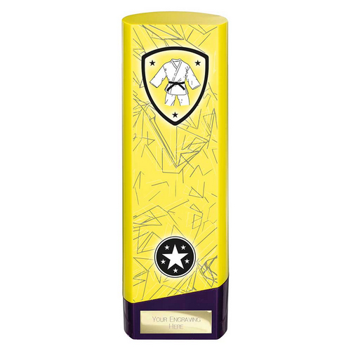 Prime Heavyweight Martial Arts Trophy | Yellow | 220mm