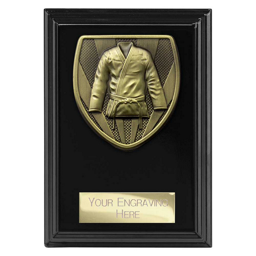 Cobra Plaque Martial Arts Trophy | Black | 125mm