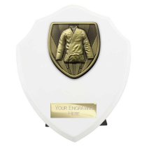 Cobra Shield Martial Arts Trophy | White | 150mm