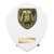 Cobra Shield Martial Arts Trophy | White | 150mm - PT24201C