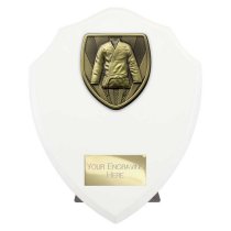 Cobra Shield Martial Arts Trophy | White | 175mm