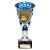Cobra Star Netball Trophy | Blue & Silver | 210mm - TB25137A