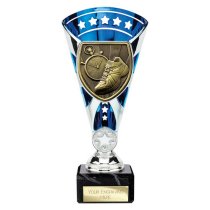 Cobra Star Running Trophy | Blue & Silver | 210mm