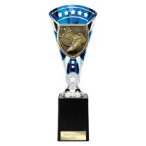 Cobra Star Running Trophy | Blue & Silver | 255mm