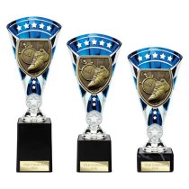 Cobra Star Running Trophy | Blue & Silver | 255mm