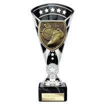 Cobra Star Running Trophy | Black & Silver | 210mm