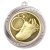 Superstar Running Medal | Silver | 60mm - MM25076S