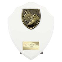Cobra Plaque Running Trophy | White | 175mm
