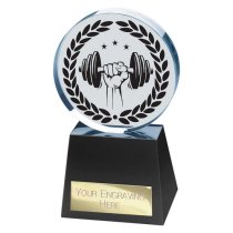 Emperor Weightlifting Crystal Trophy | 155mm