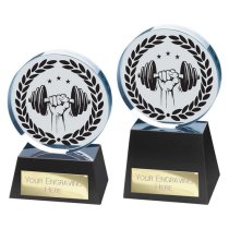 Emperor Weightlifting Crystal Trophy | 155mm