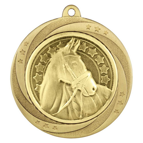 Superstar Equestrian Medal | Gold | 60mm
