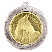 Superstar Equestrian Medal | Silver | 60mm