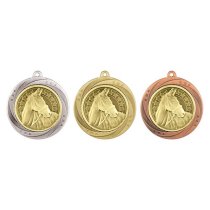 Superstar Equestrian Medal | Silver | 60mm