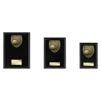 Cobra Plaque Tennis Trophy | Black | 175mm