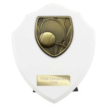 Cobra Shield Tennis Trophy | White | 150mm