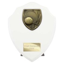 Cobra Shield Tennis Trophy | White | 175mm