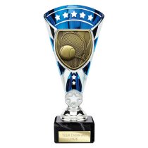 Cobra Star Tennis Trophy | Blue & Silver | 210mm