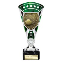 Cobra Star Tennis Trophy | Green & Silver | 210mm