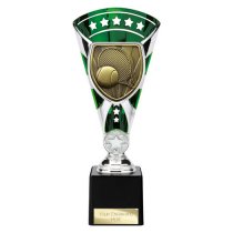 Cobra Star Tennis Trophy | Green & Silver | 230mm