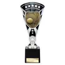 Cobra Star Tennis Trophy | Black & Silver | 230mm