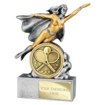 Hero Female Tennis Trophy | 140mm