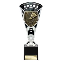 Cobra Star Badminton Trophy | Black & Silver | 230mm