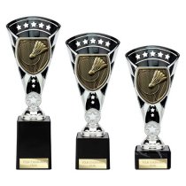 Cobra Star Badminton Trophy | Black & Silver | 255mm
