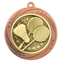 Superstar Badminton Medal | Bronze | 60mm