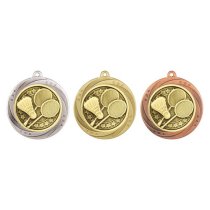 Superstar Badminton Medal | Silver | 60mm