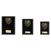 Cobra Plaque Badminton Trophy | Black | 175mm