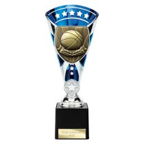 Cobra Star Basketball Trophy | Blue & Silver | 230mm